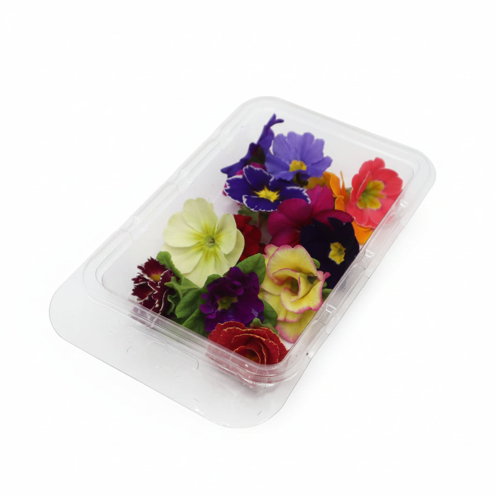 Eetbare bloemen Primula Primrose Cupcake taart cocktail mocktail champagne Floral Delight