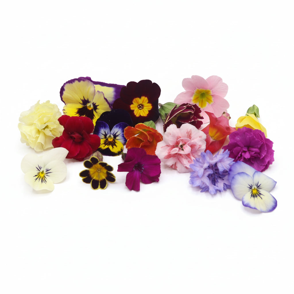 Cupcake Mix. Kleine eetbare bloemen mix perfect voor cupcake of kleine taartjes, gebak