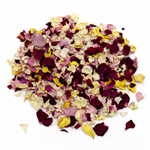 Gedroogde rozenblaadjes, voor baksels, cocktails, mocktails, ijs, desserts, infusions.
