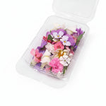 Lieve mix, eetbare bloemen, zachte kleuren, floral delight, pastel roze lila wit. Floral Delight