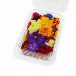 tropsiche mix. Felle eetbare bloemen. Cocktail, sweettable 